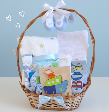 Darčekový kôš pre novorodenca