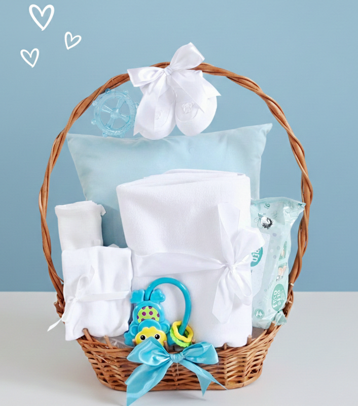 darčekový kôš na krstiny