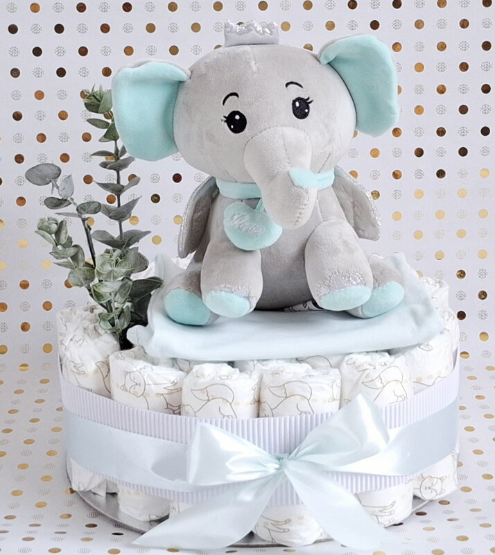 plienková torta pre chlapca