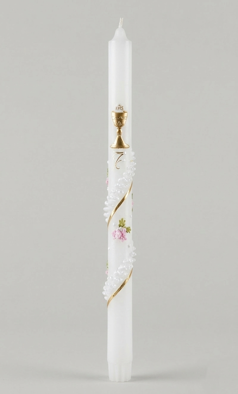 Sviečka na krst s menom